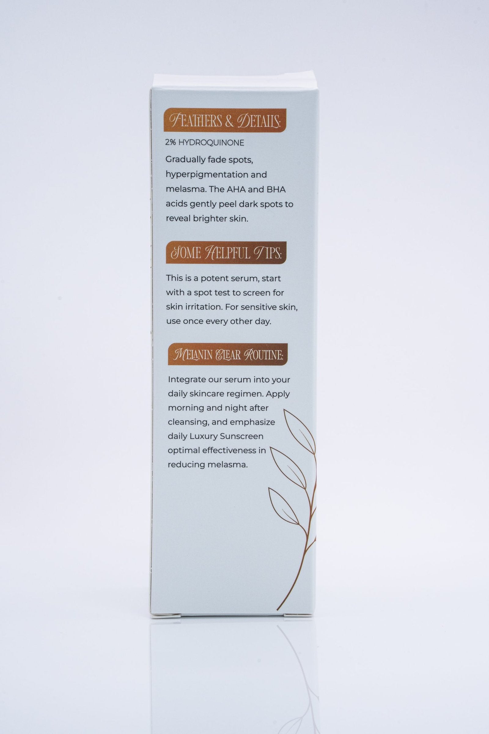Melanin Clear Serum for Dark Spots, Hyperpigmentation and Brightening image 3