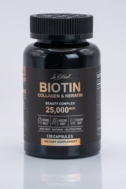 Biotin Vitamins with Collagen & Keratin image 0