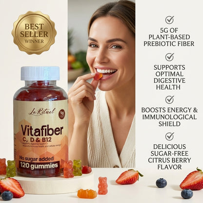 Vitafiber Gummies – Prebiotic Fiber & Vitamin Blend