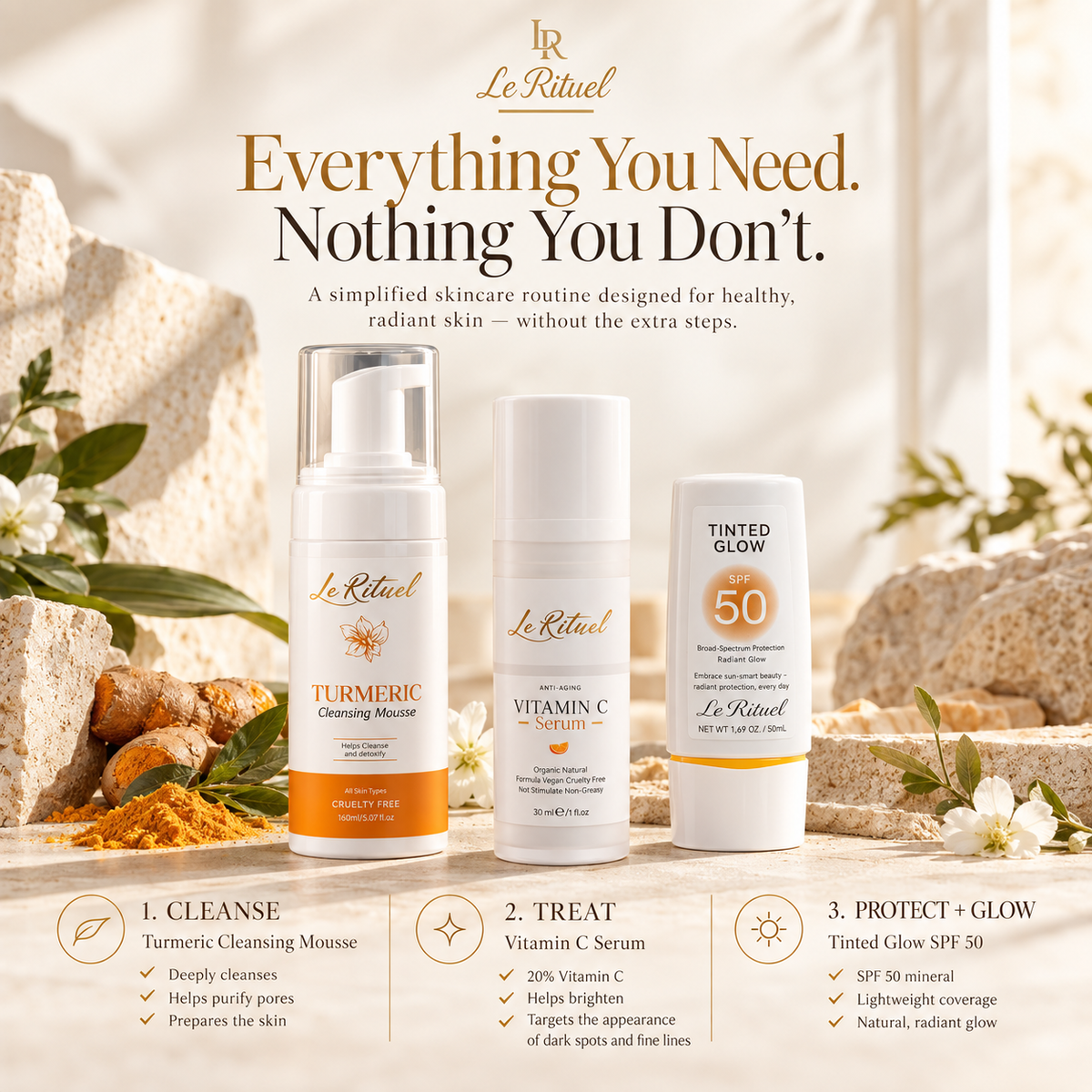 Essential Kit – 3-Step Morning Skincare Ritual