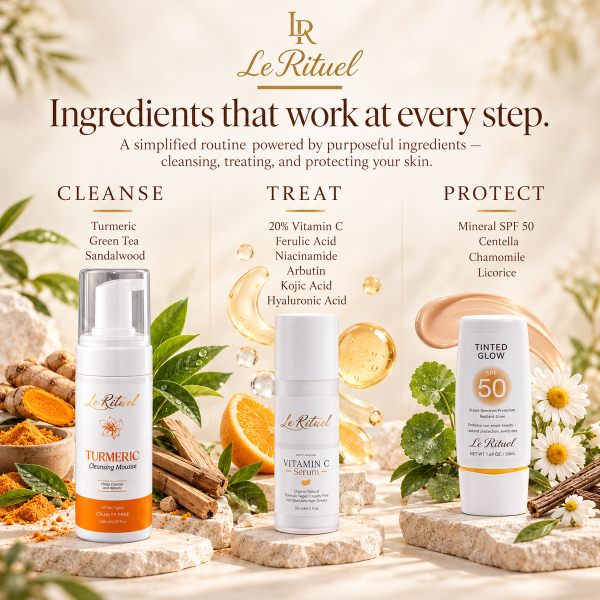 Essential Kit – 3-Step Morning Skincare Ritual