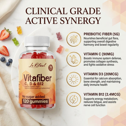 Vitafiber Gummies – Prebiotic Fiber & Vitamin Blend
