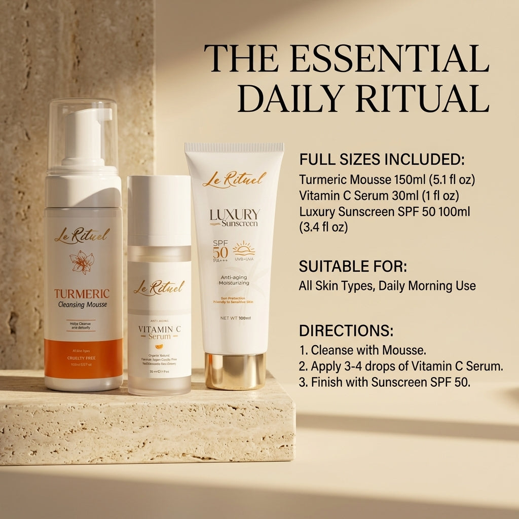 Essential Kit – 3-Step Morning Skincare Ritual